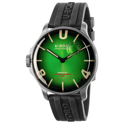 Front view of U-Boat Darkmoon Men's Quartz Watch UB-8702-D