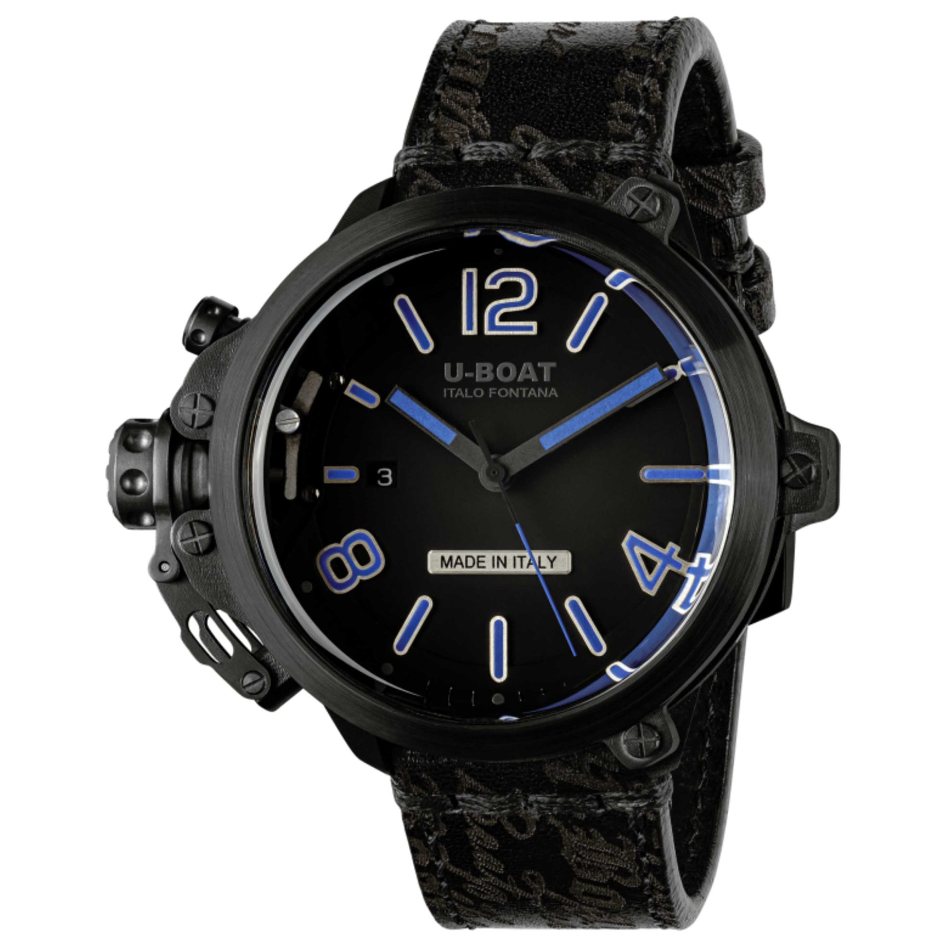 Front view of U-Boat Capsule Men's Automatic Watch UB-8806