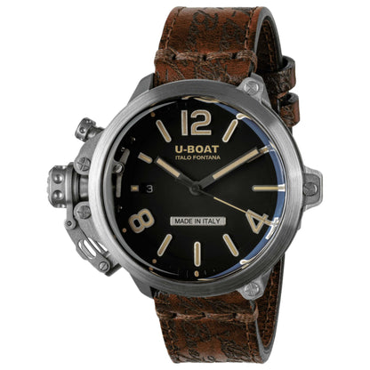 Front view of U-Boat Capsule Men's Automatic Watch UB-8809