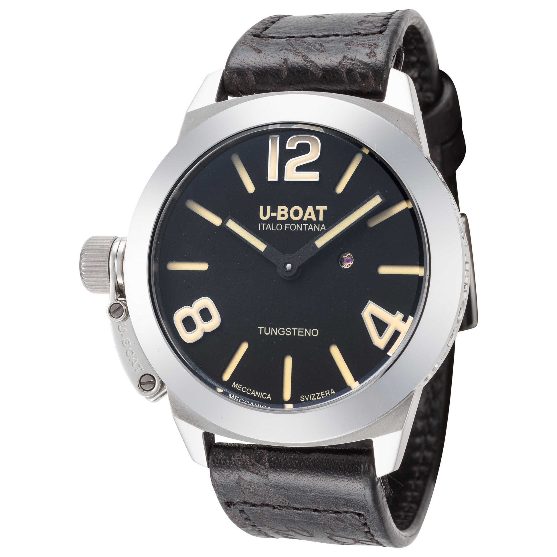 Front view of U-Boat Stratos Men's Manual-Wind Watch UB-9002