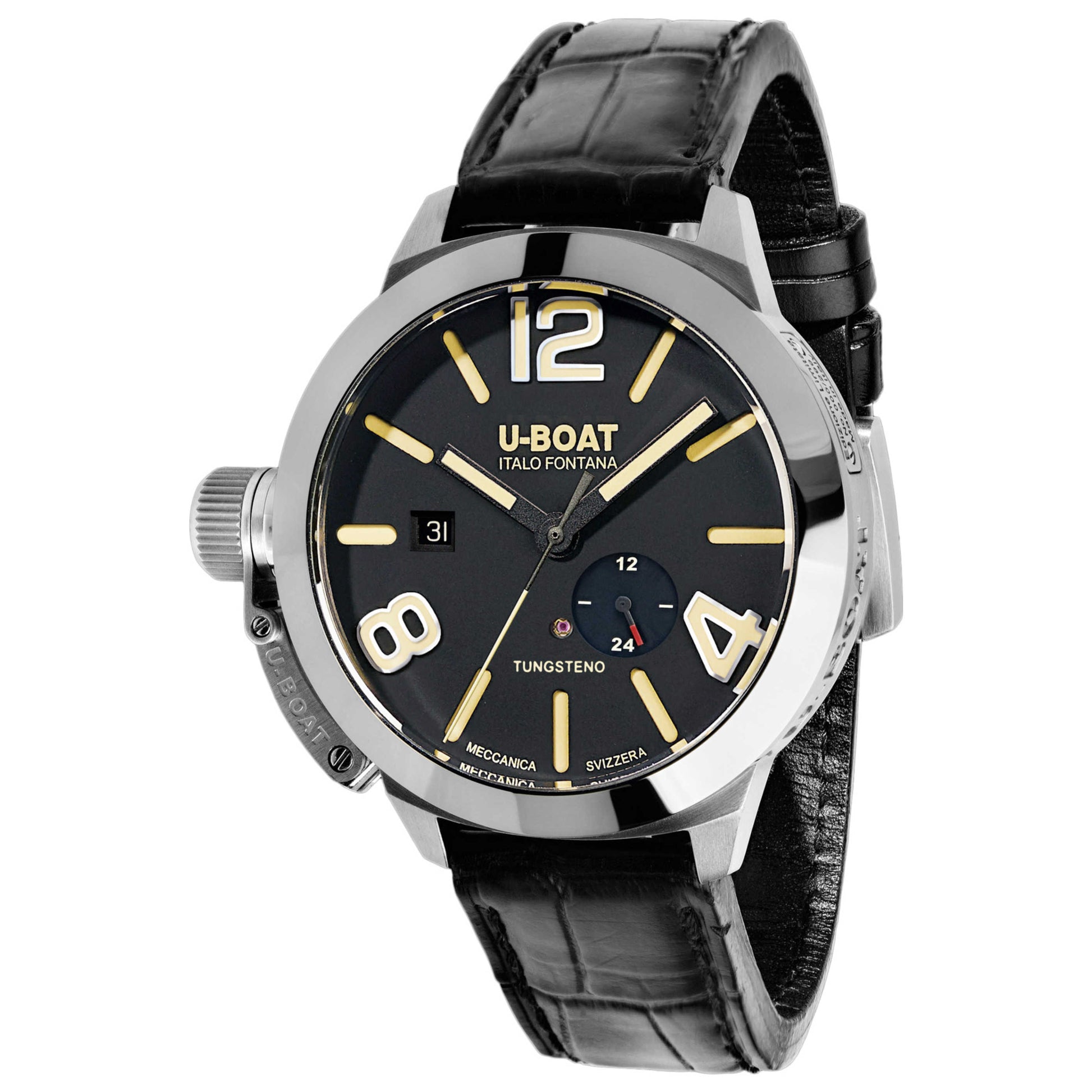 Front view of U-Boat Stratos Men's Automatic Watch UB-9006