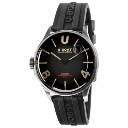Front view of U-Boat Darkmoon Men's Quartz Watch UB-9018-A