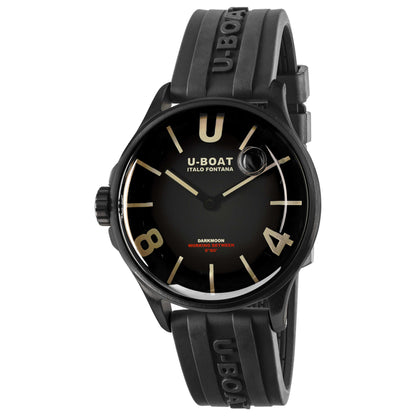 Front view of U-Boat Darkmoon Men's Quartz Watch UB-9019-A