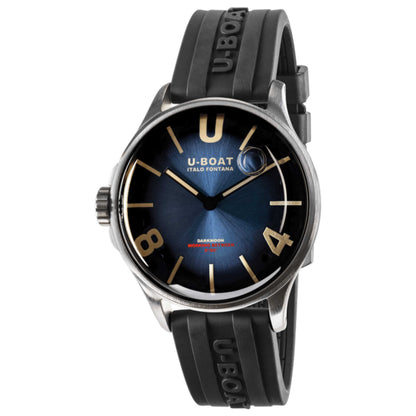 Front view of U-Boat Darkmoon Men's Quartz Watch UB-9021-B