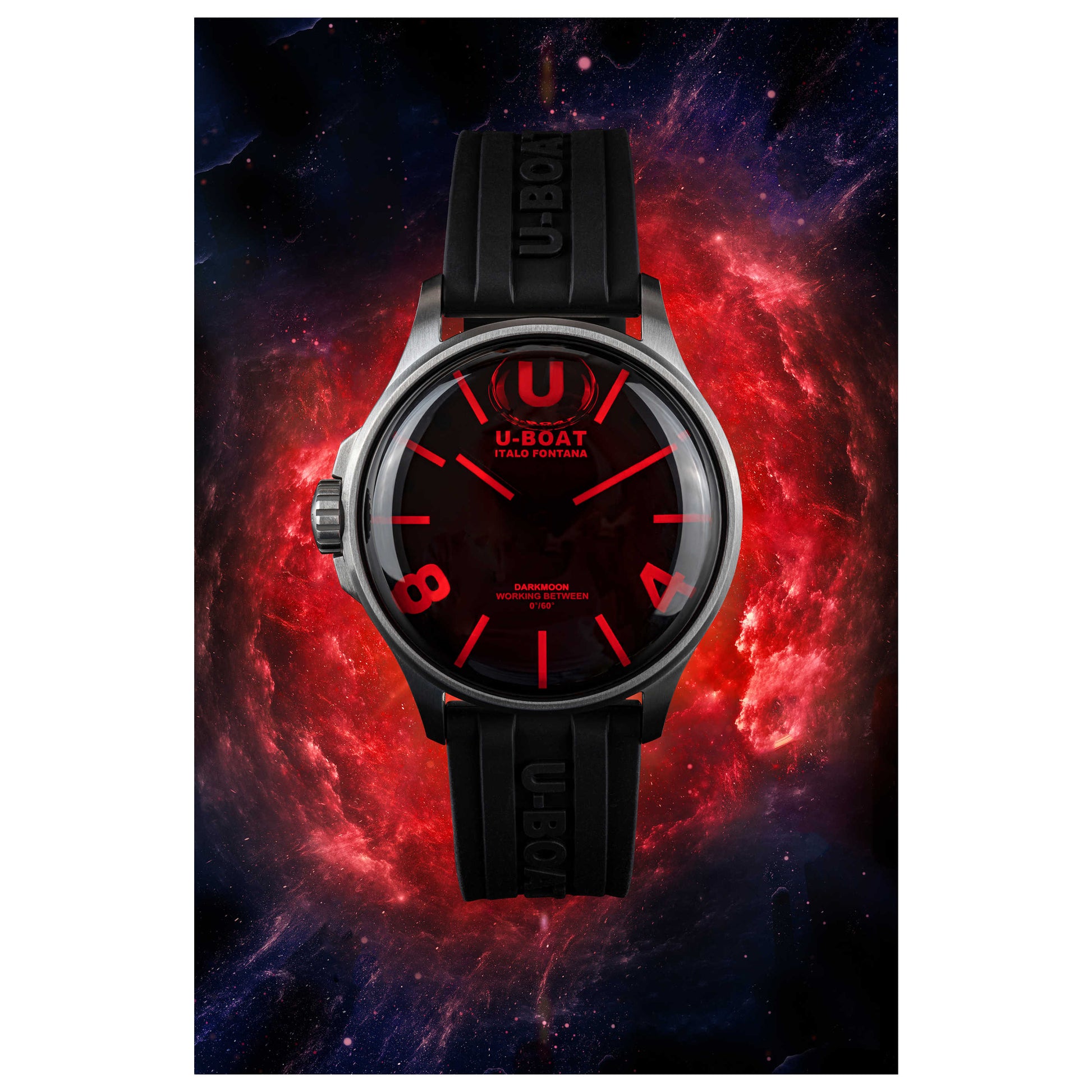 U-Boat Darkmoon Men's Quartz Watch UB-9305 SS - Image #4