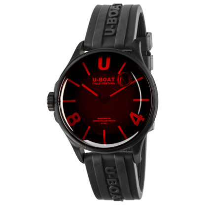 Front view of U-Boat Darkmoon Men's Quartz Watch UB-9306