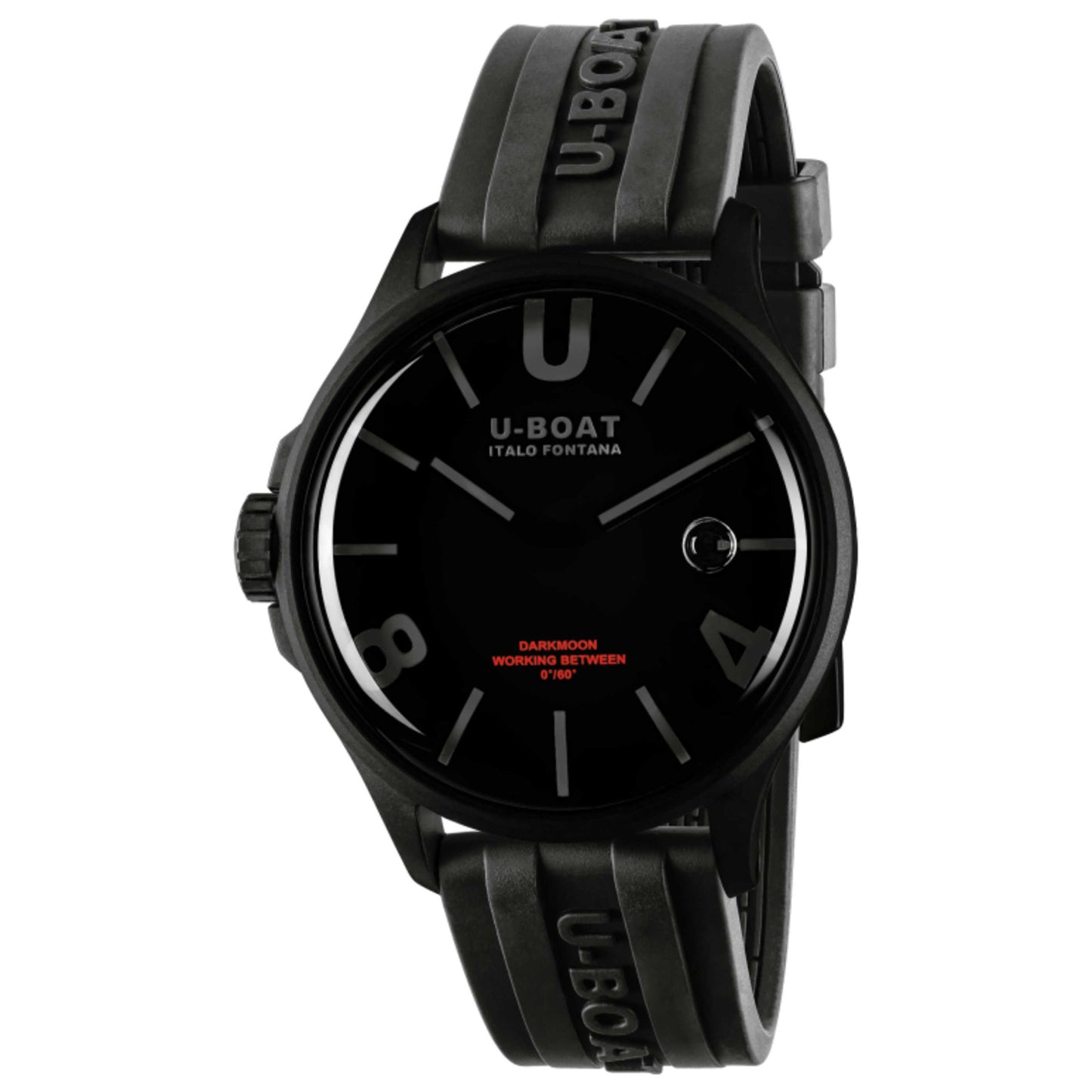 Front view of U-Boat Darkmoon Men's Quartz Watch UB-9544