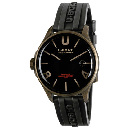 Front view of U-Boat Darkmoon Men's Quartz Watch UB-9549
