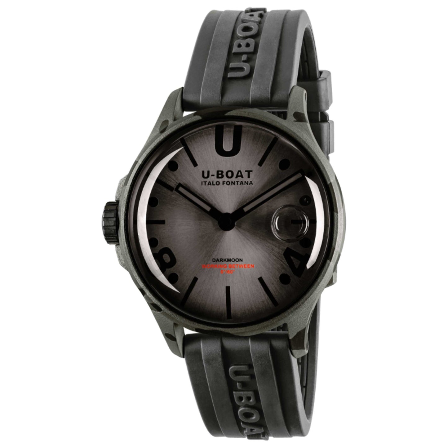 Front view of U-Boat Darkmoon Men's Quartz Watch UB-9551