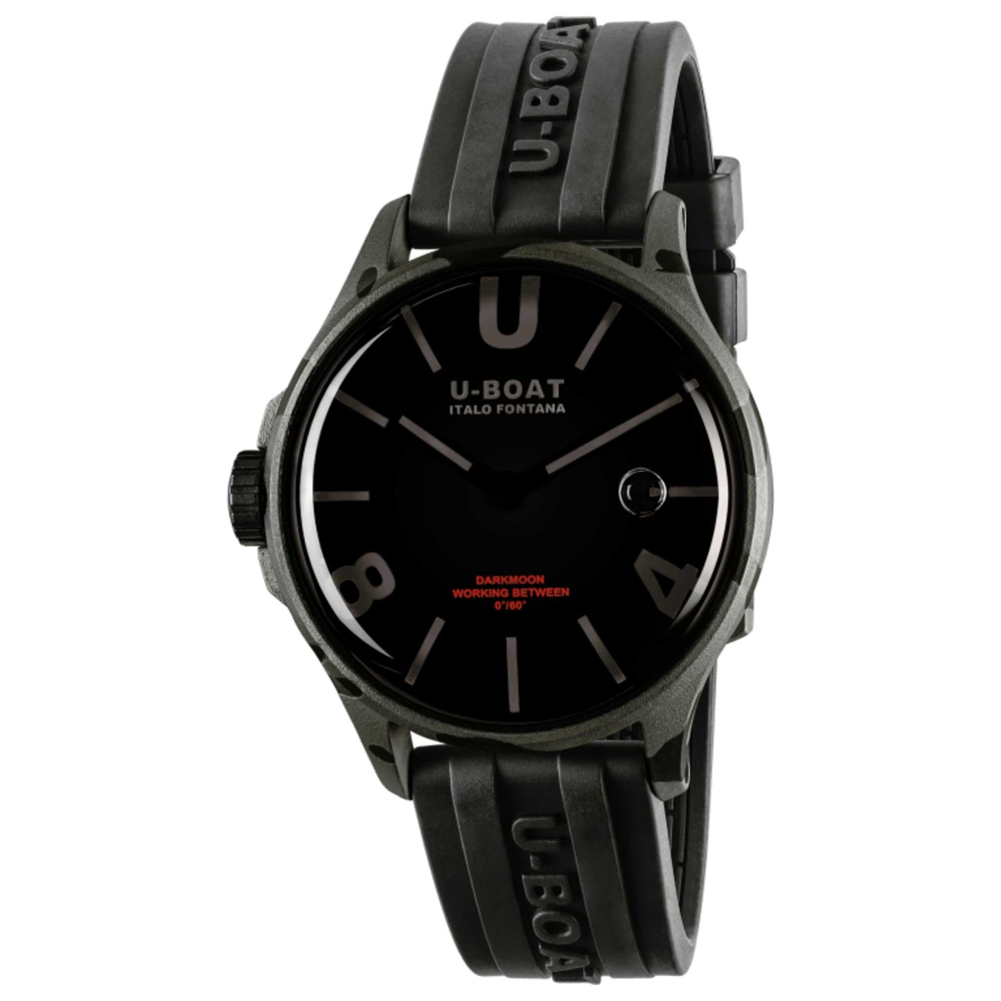 Front view of U-Boat Darkmoon Men's Quartz Watch UB-9552