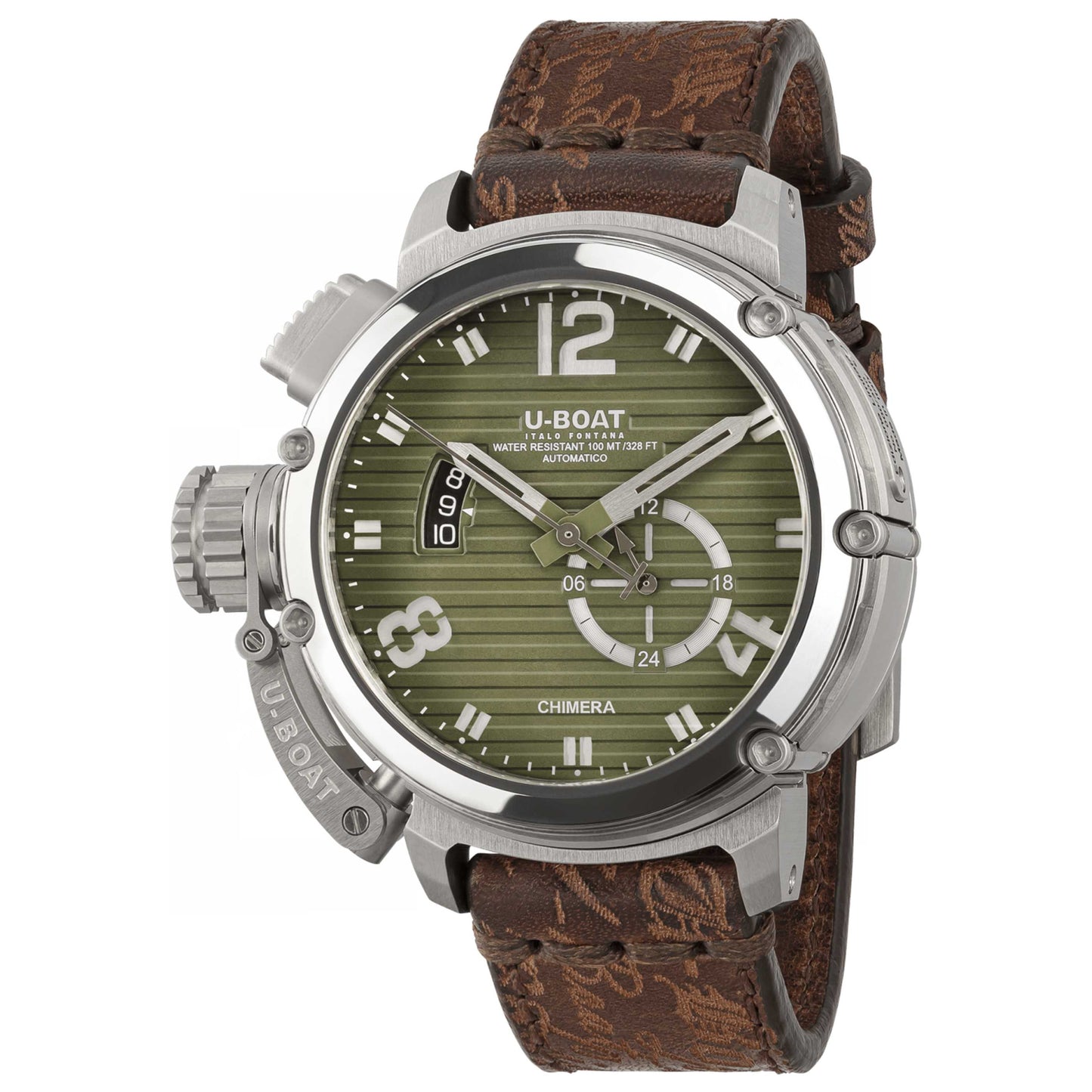 Front view of U-Boat Chimera Men's Automatic Watch UB-9604