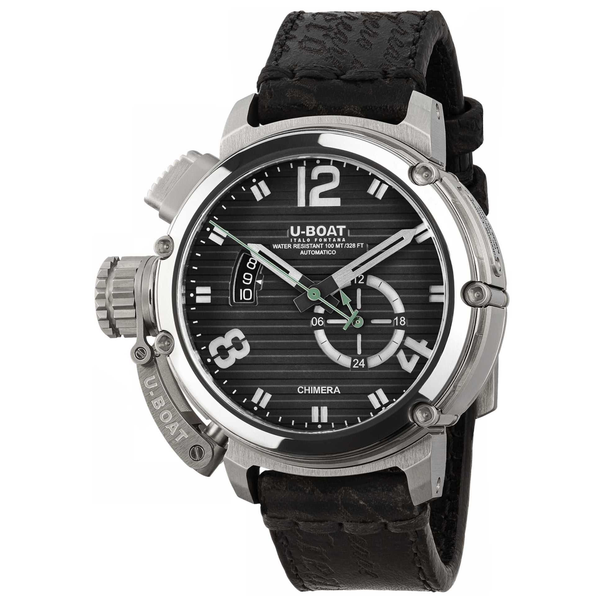 Front view of U-Boat Chimera Men's Automatic Watch UB-9605