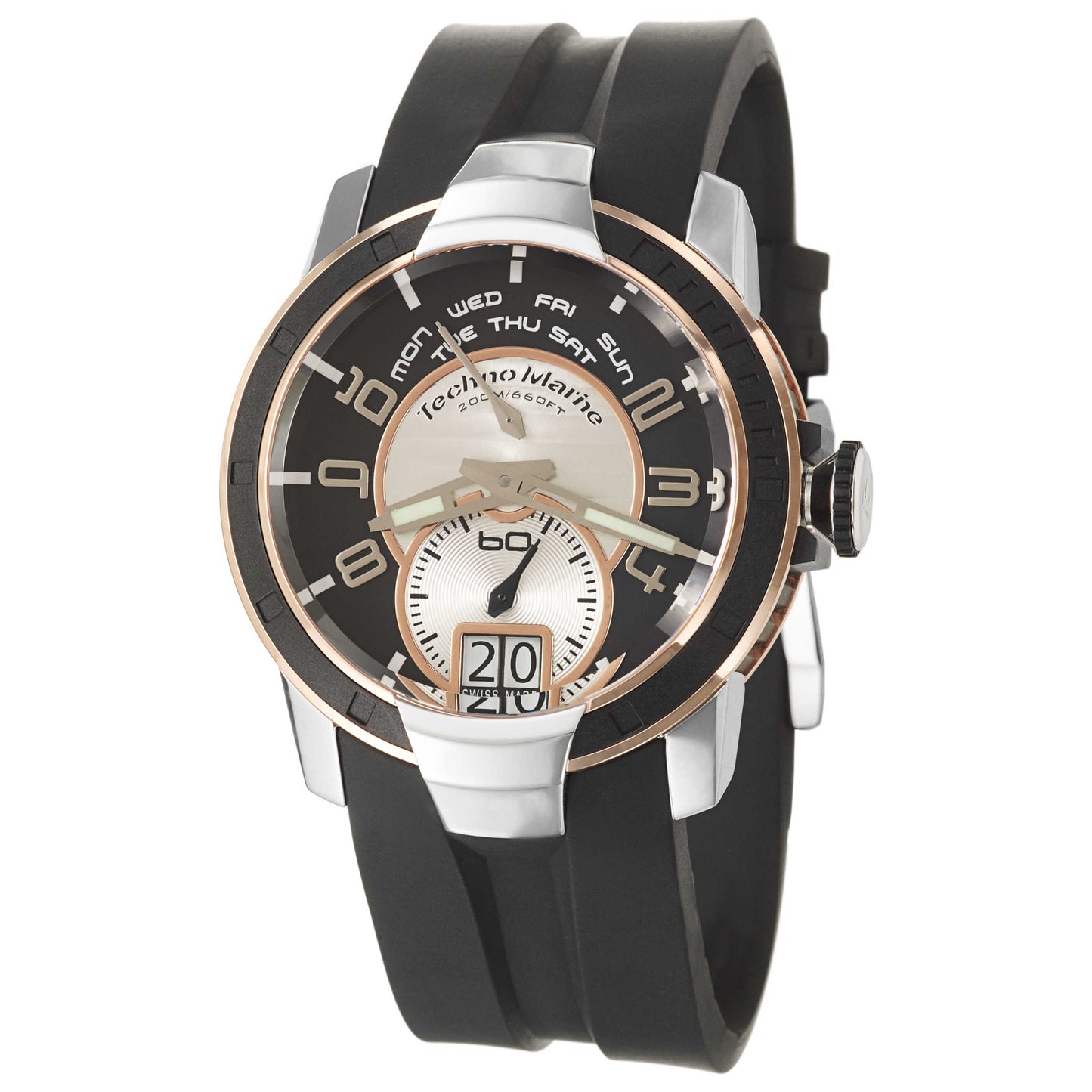 Front view of TechnoMarine UF6 Men's Swiss Quartz (Battery-Powered) Watch UFR02G