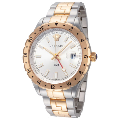 Front view of Versace Hellenyium Men's Quartz Watch V11030015