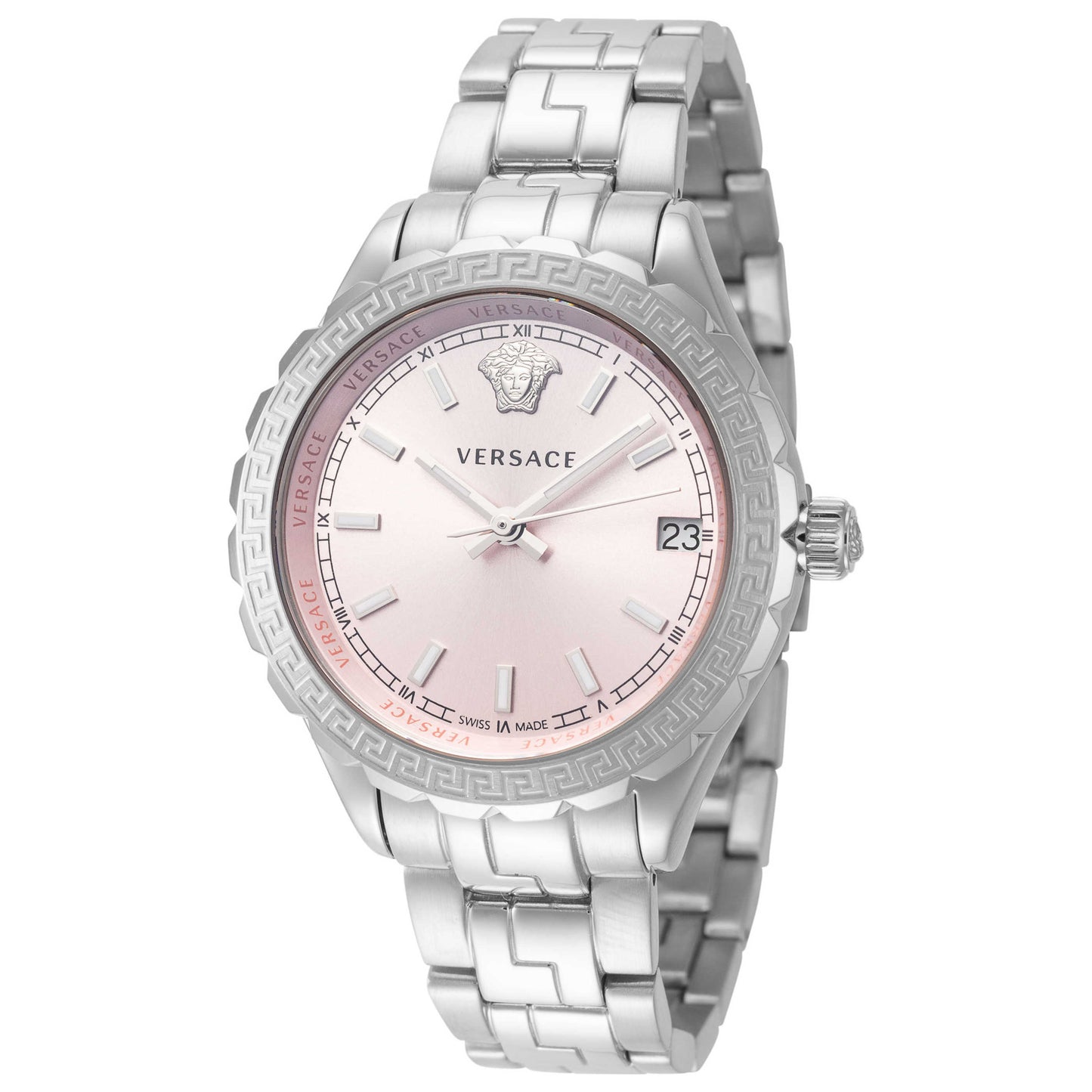 Front view of Versace Hellenyium Women's Quartz Watch V12010015
