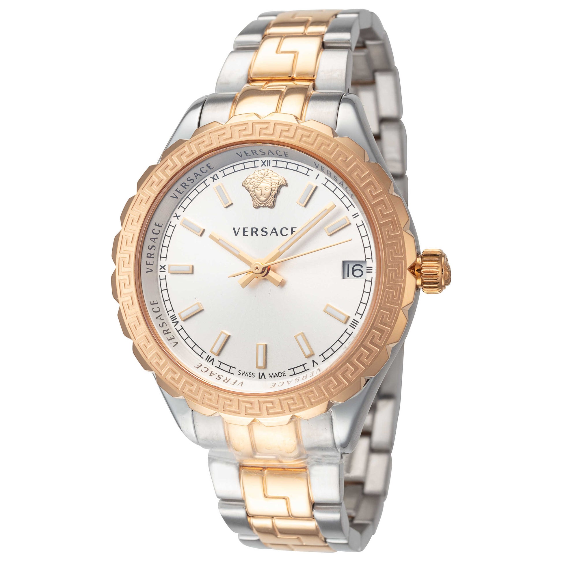 Front view of Versace Hellenyium Women's Quartz Watch V12030015