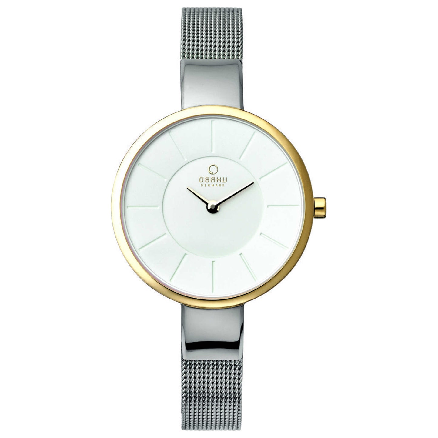 Front view of Obaku Classic Women's Quartz Watch V149LXAIMC2