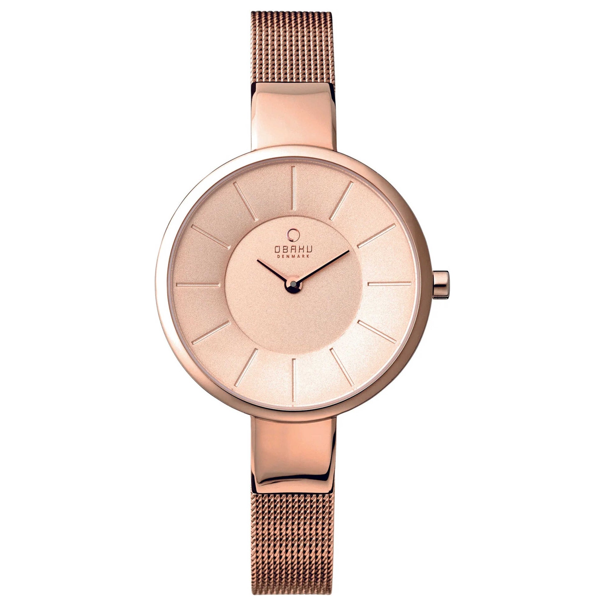 Front view of Obaku Denmark Women's Quartz Watch V149LXVVMV