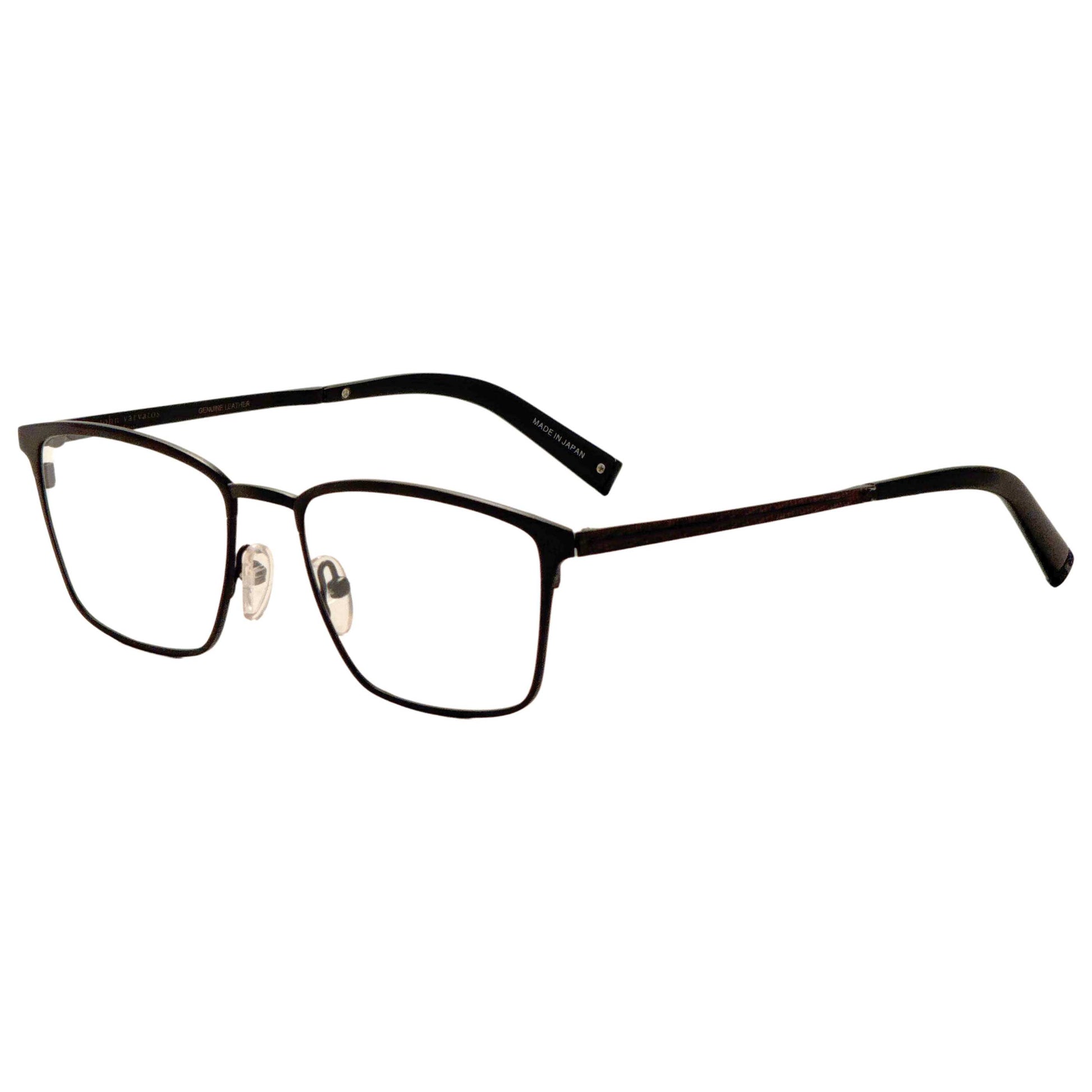 Front view of John Varvatos Men's Opticals V165530BLA