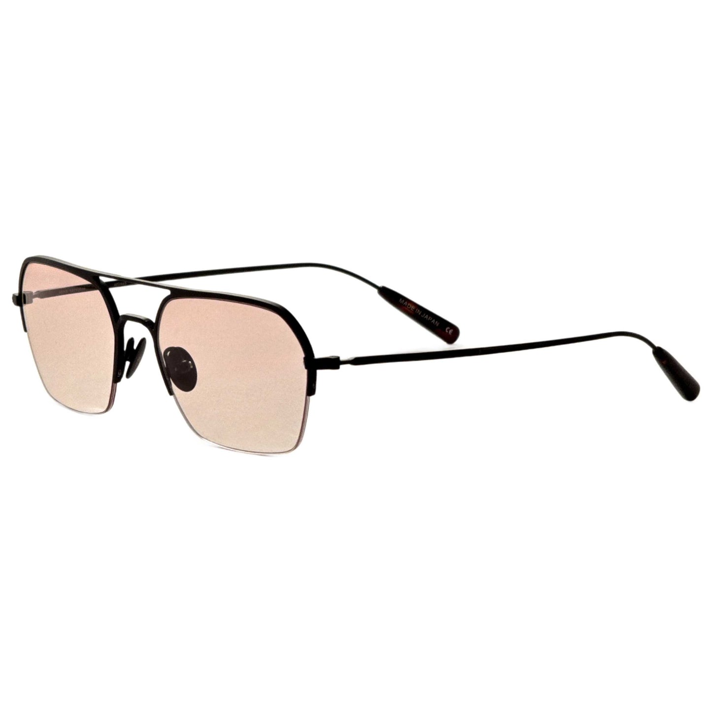 Front view of John Varvatos Men's Sunglasses V173-530BLA