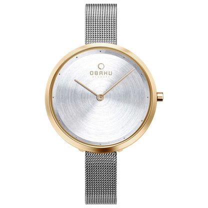 Front view of Obaku Classic Women's Quartz Watch V227LXGIMC