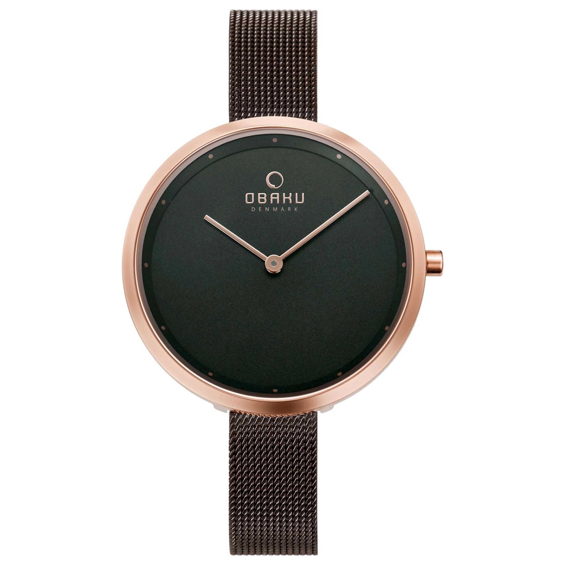 Front view of Obaku Classic Women's Quartz Watch V227LXVNMN
