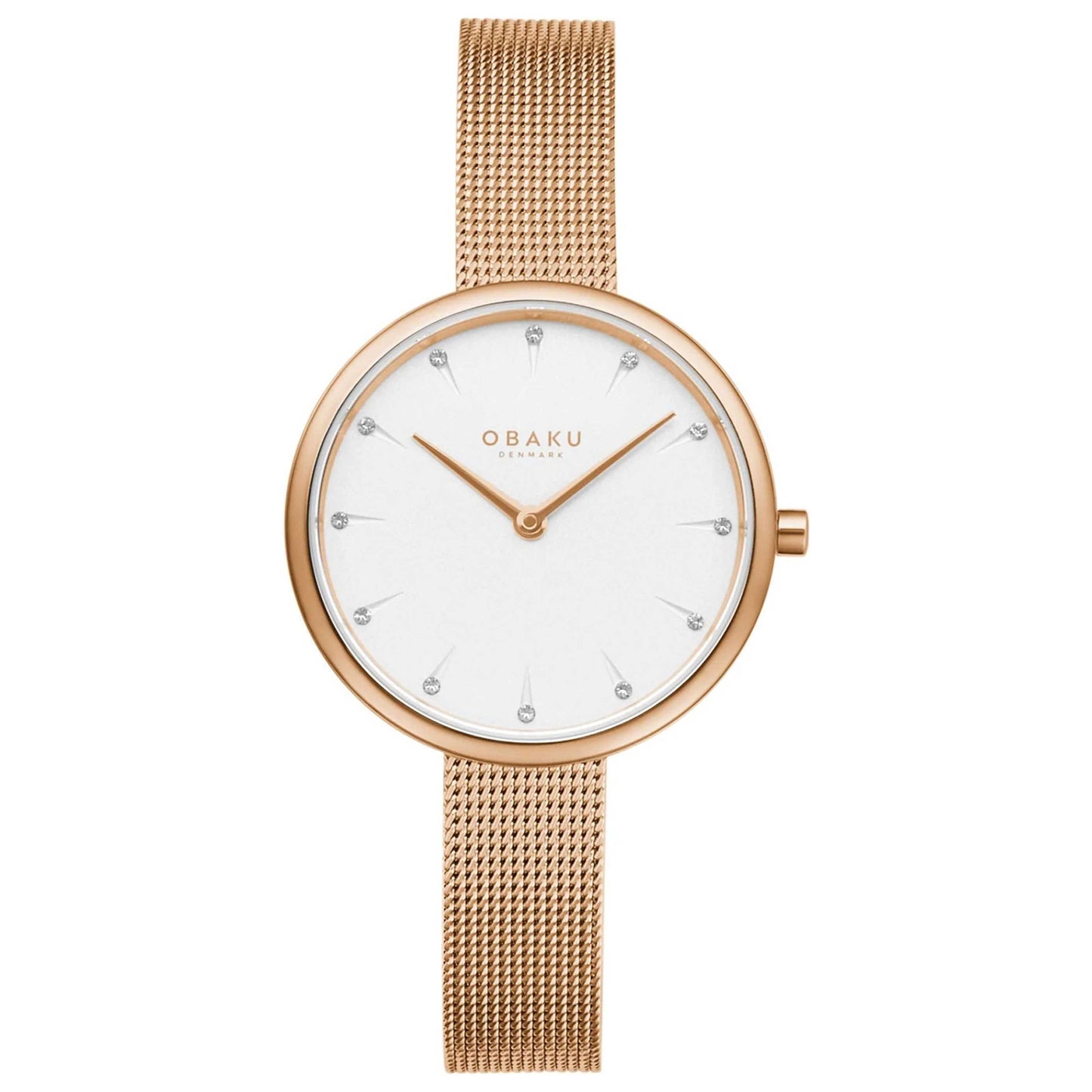 Front view of Obaku Classic Women's Quartz Watch V233LXVIMV