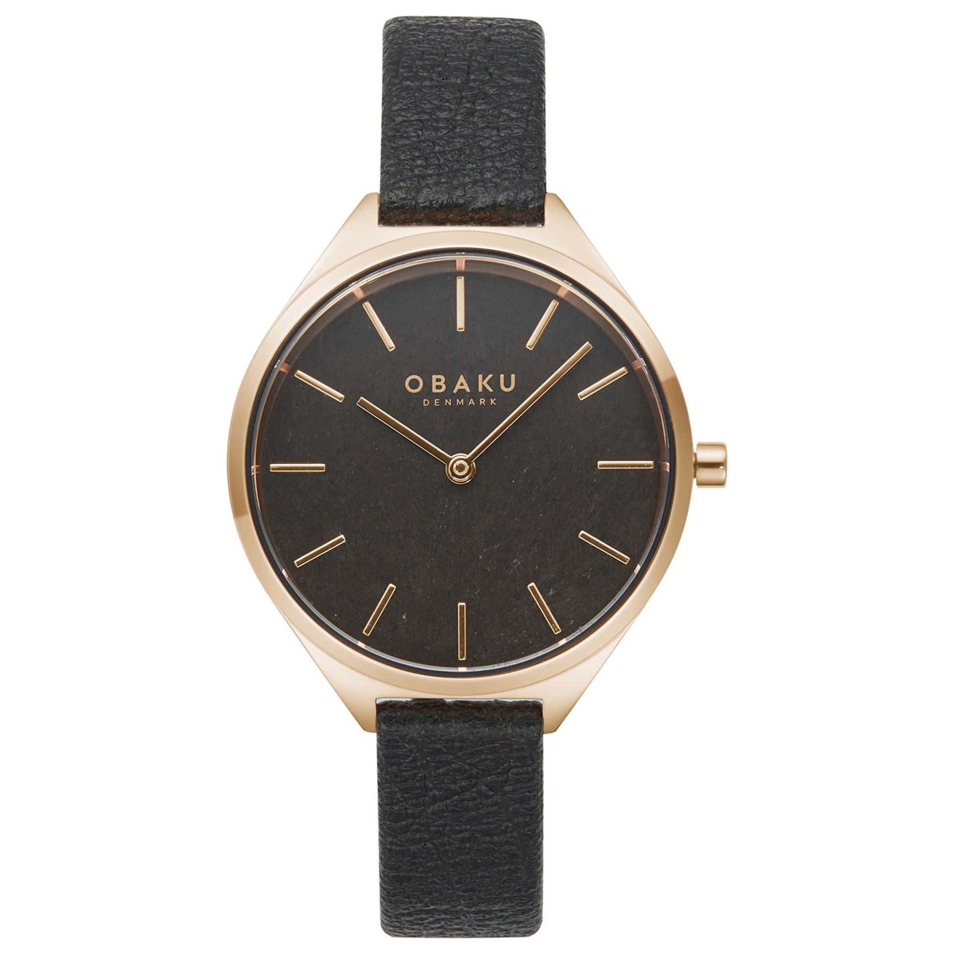Front view of Obaku Kaffe Women's Quartz Watch V257LHVNRB
