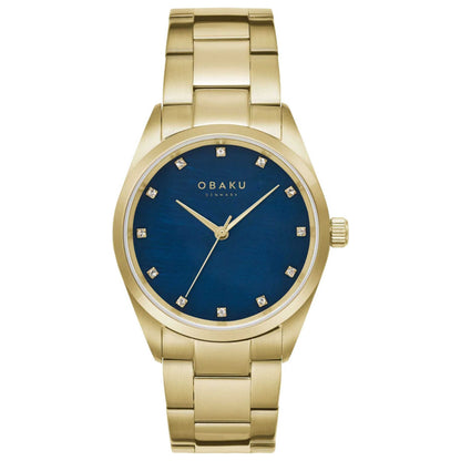 Front view of Obaku Chili Women's Quartz Watch V263LXGLSG