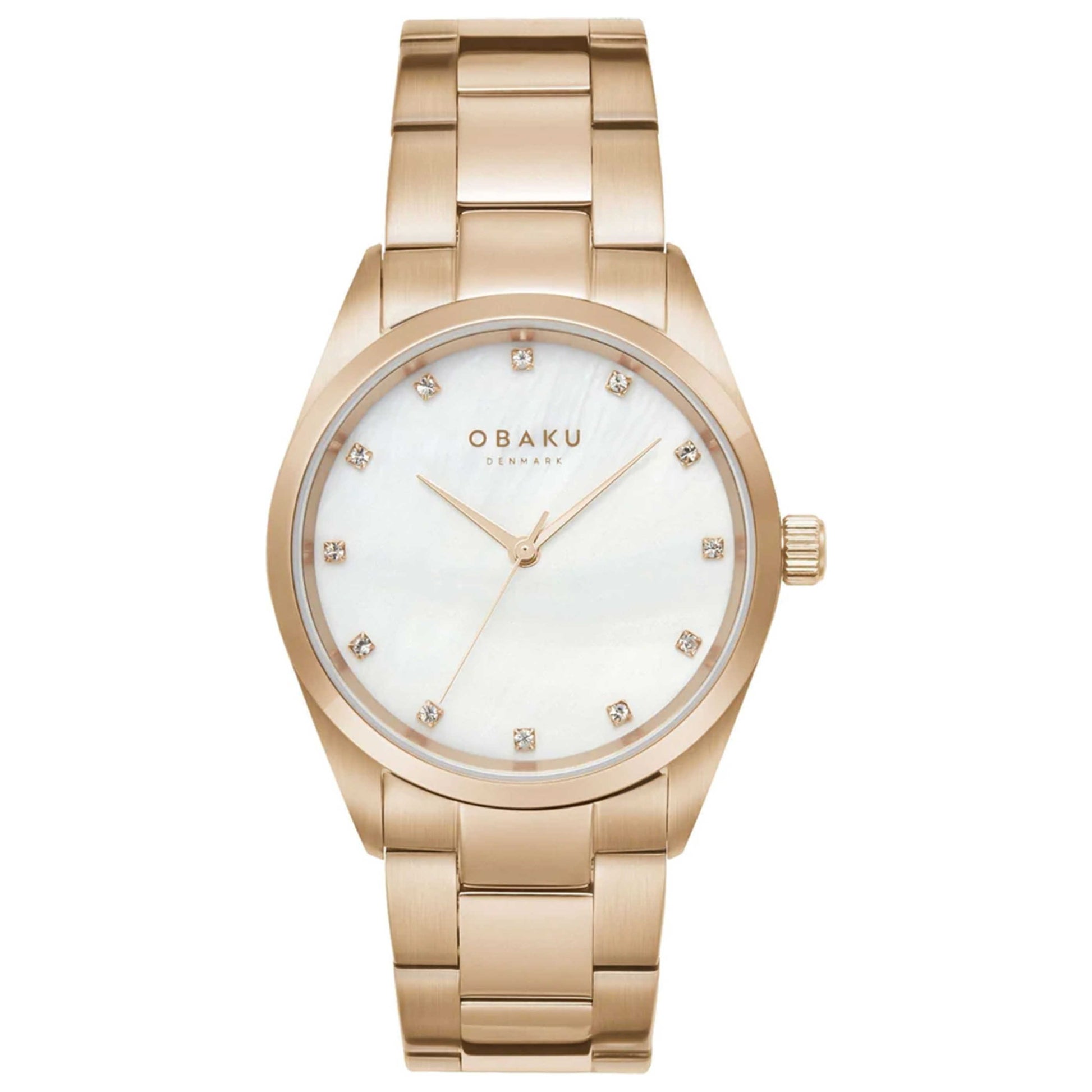 Front view of Obaku Classic Women's Quartz Watch V263LXVWSV