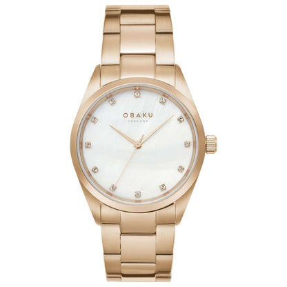Front view of Obaku Classic Women's Quartz Watch V263LXVWSV