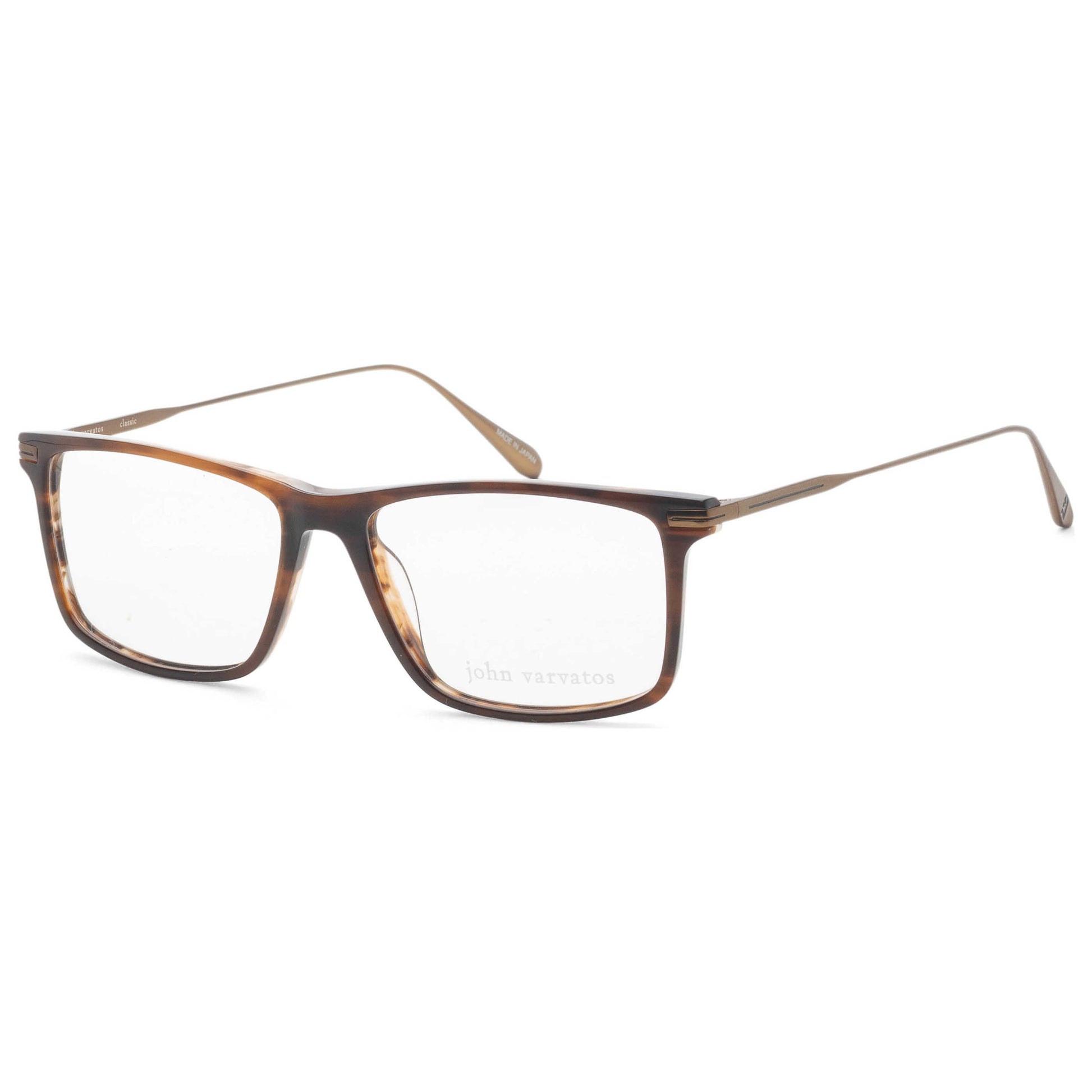 Front view of John Varvatos Men's Opticals V403560BRO
