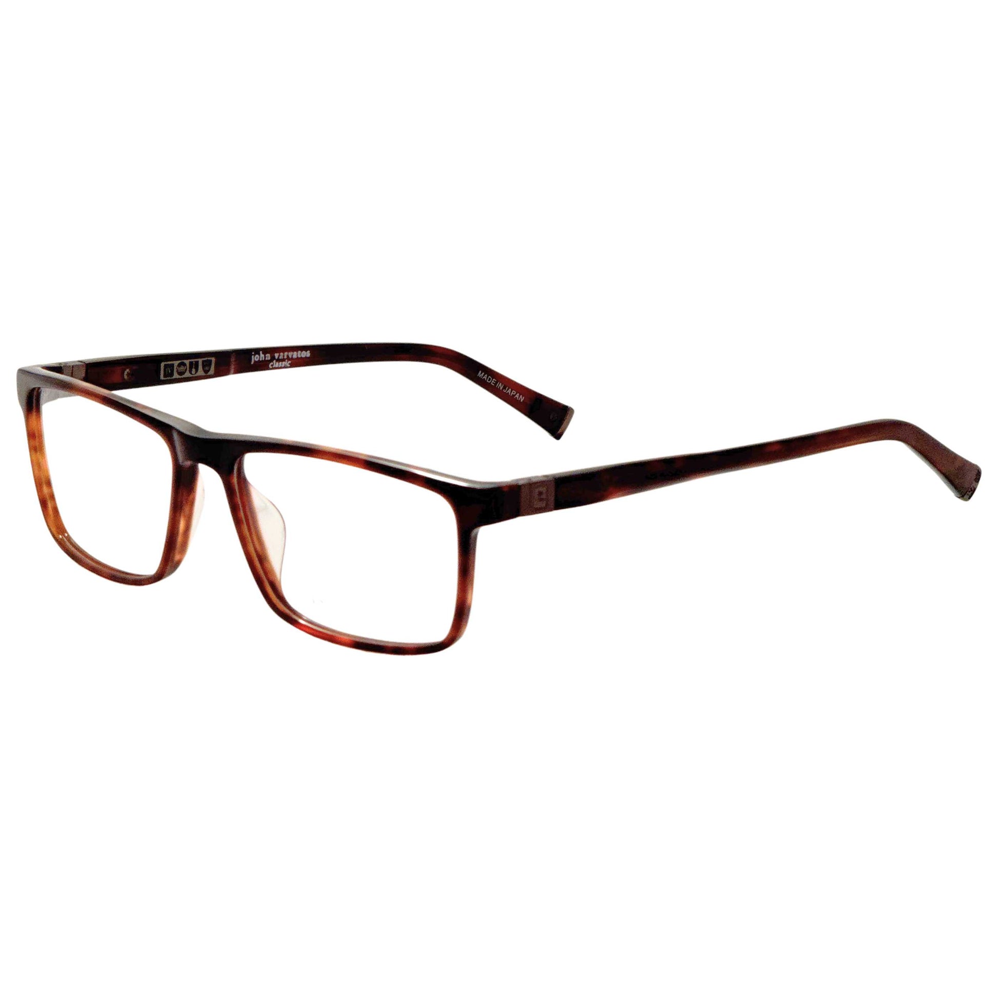 Front view of John Varvatos Men's Opticals V404560BRO