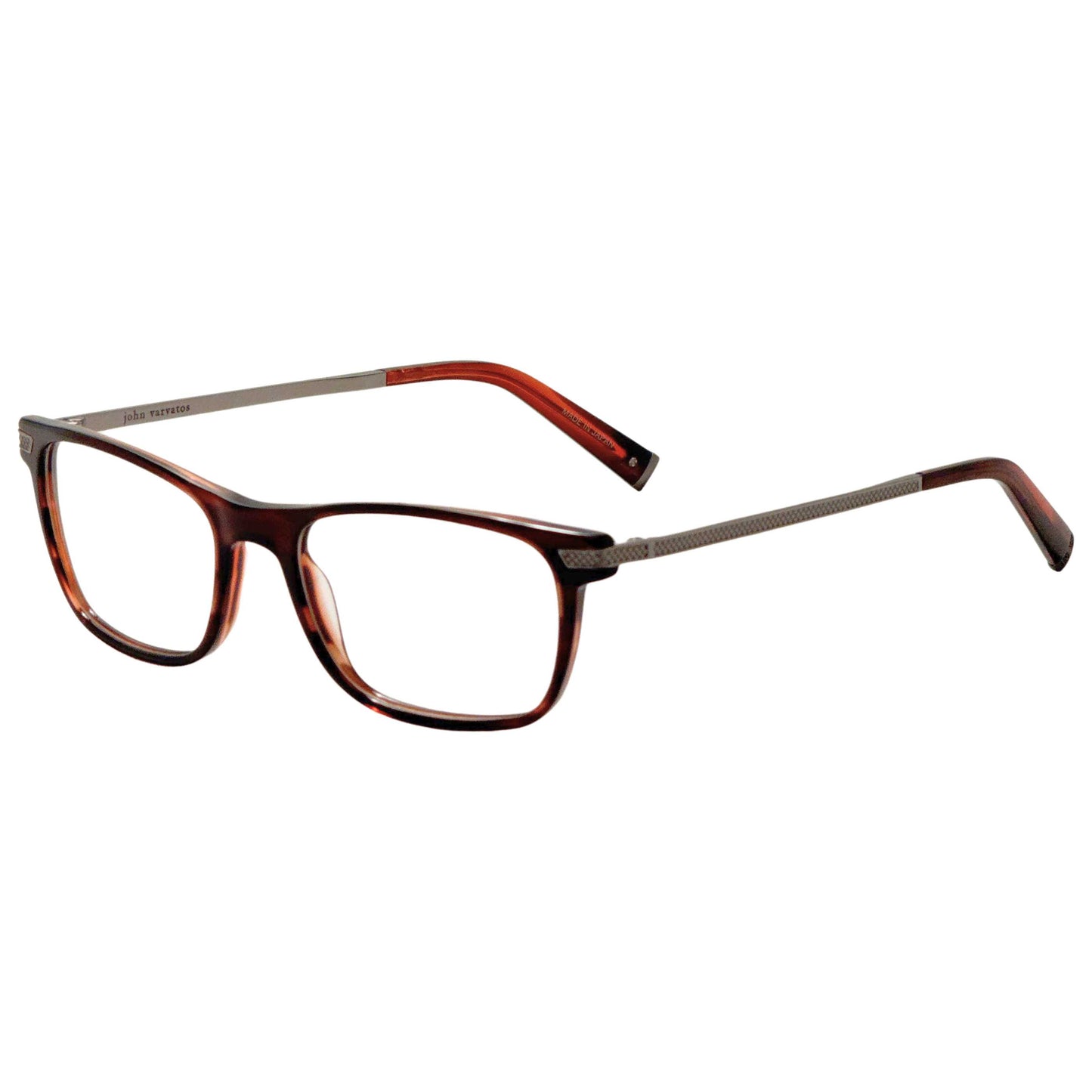 Front view of John Varvatos Men's Opticals V412540BRO