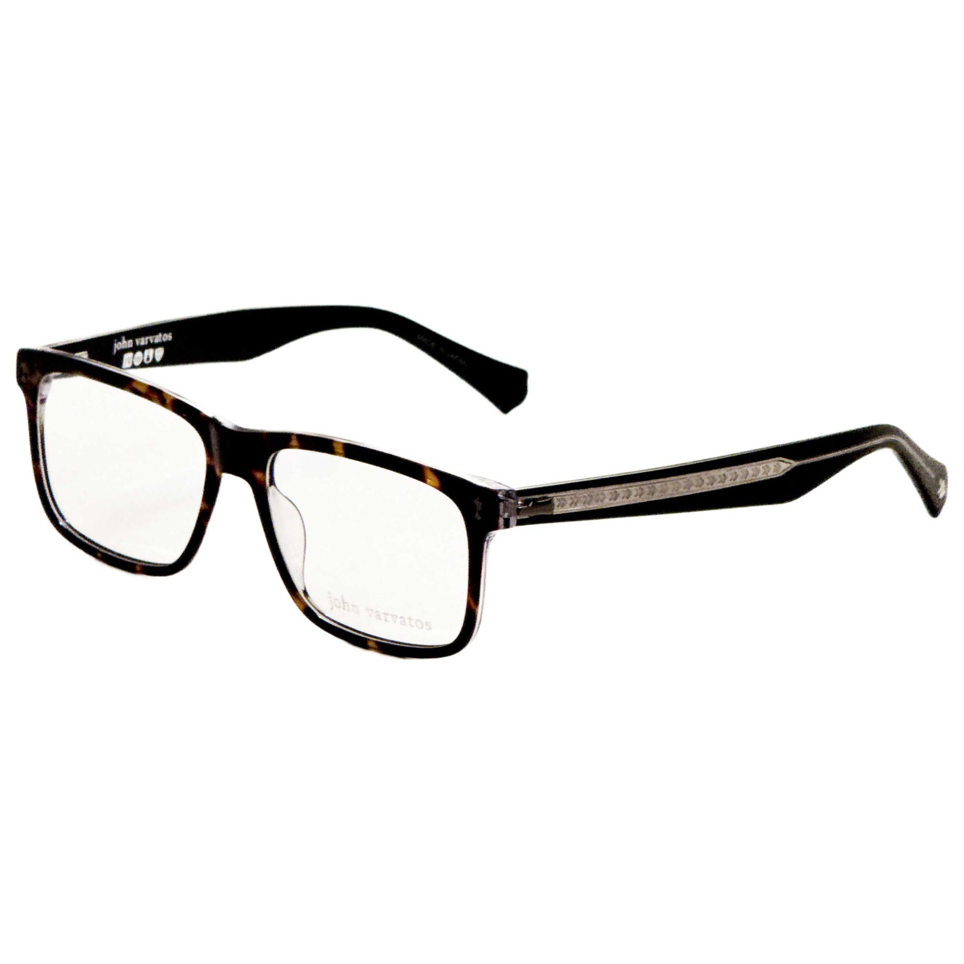 Front view of John Varvatos Men's Opticals V417560TOC