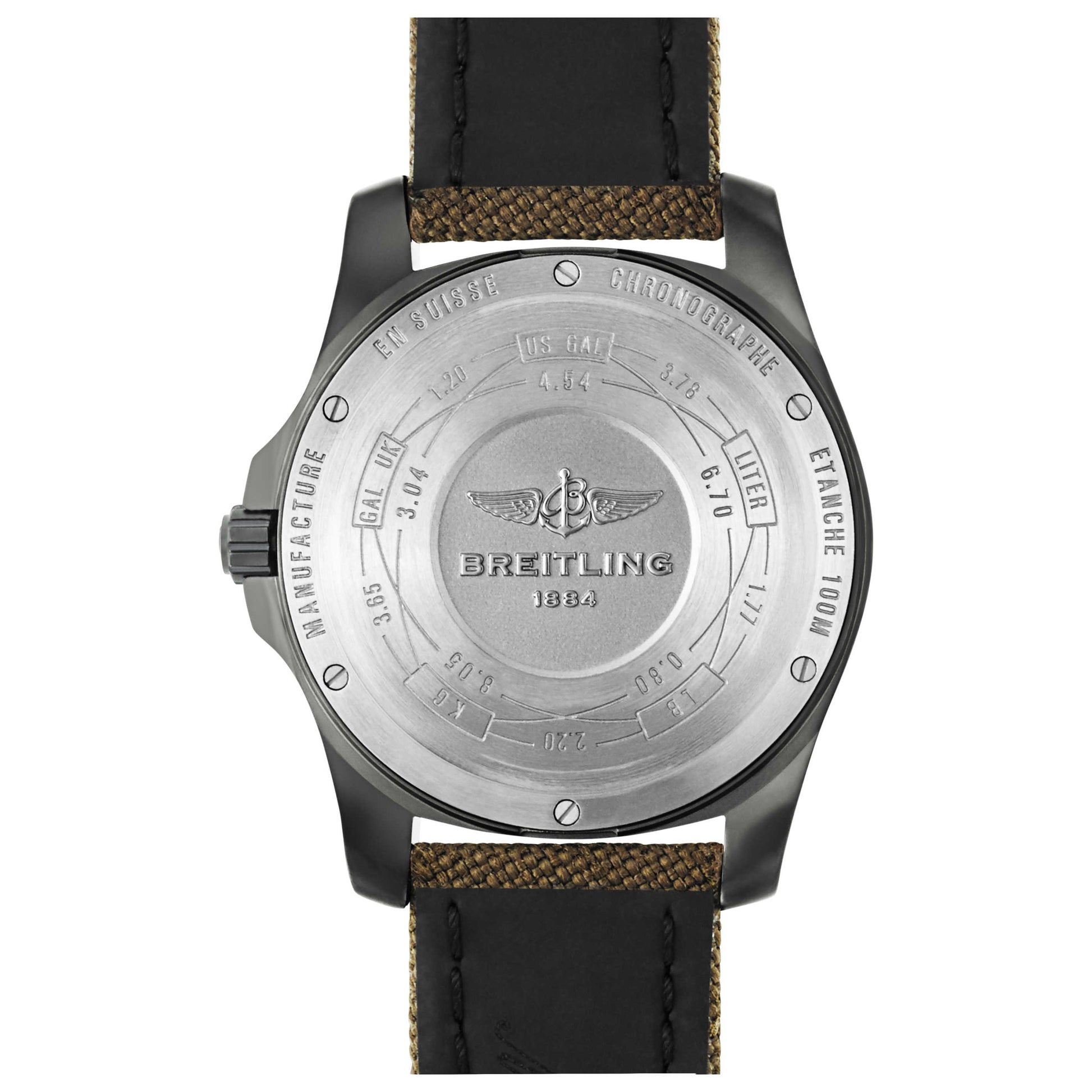 Breitling Professional Men's Swiss Quartz (Battery-Powered) Certified Chronometer Watch V7936310-BD60-108W - Image #2