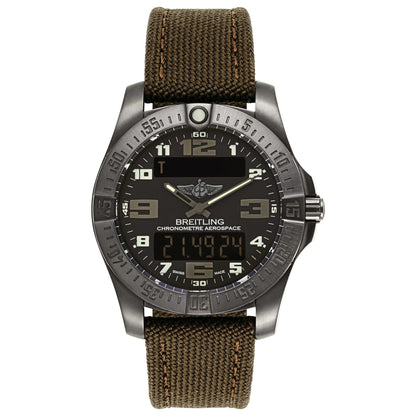 Front view of Breitling Professional Men's Swiss Quartz (Battery-Powered) Certified Chronometer Watch V7936310-BD60-108W