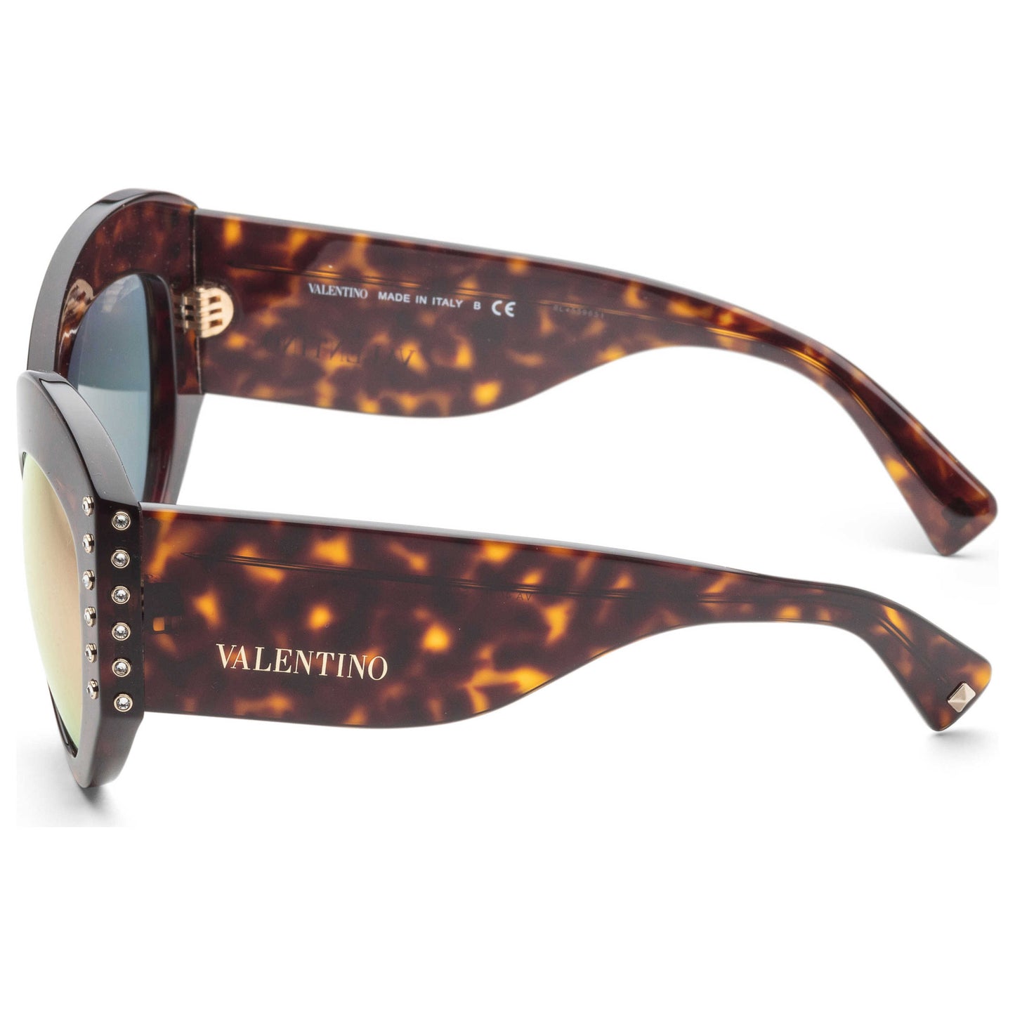 Left view of Valentino Fashion Women's Sunglasses VA4055-50024Z-55