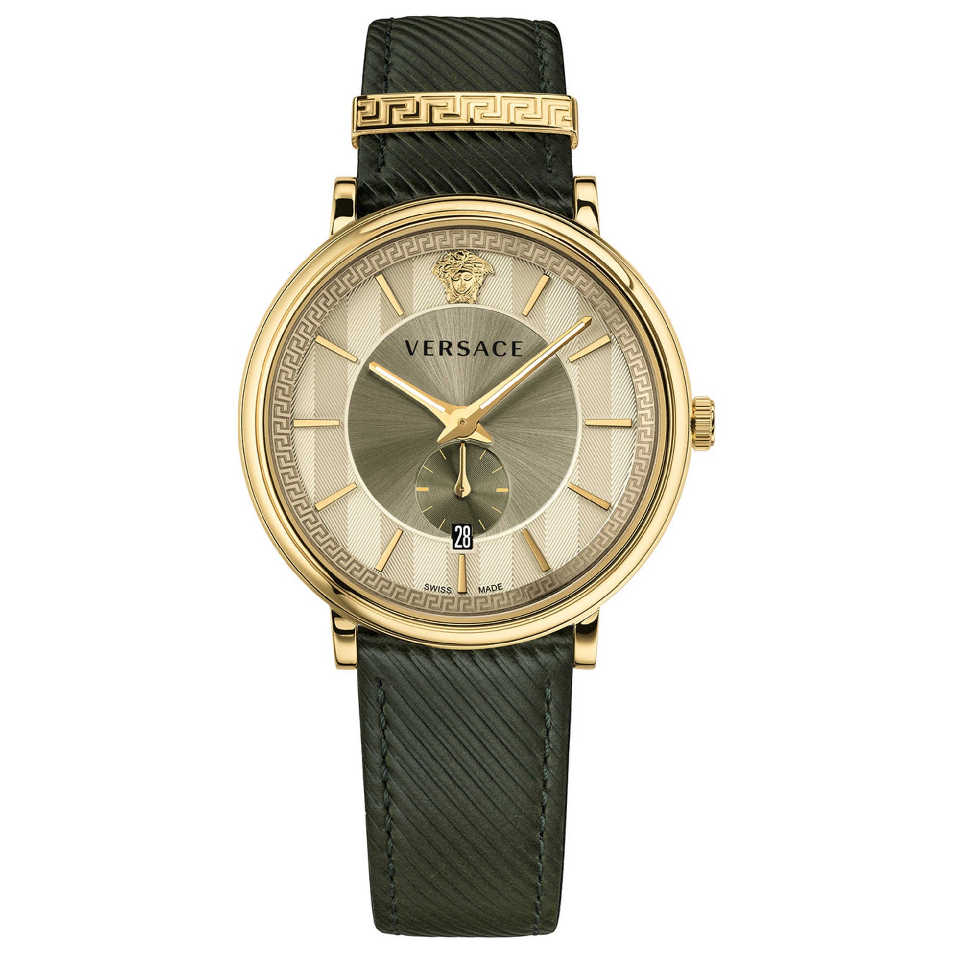 Front view of Versace Manifesto Men's Quartz Watch VBQ030017
