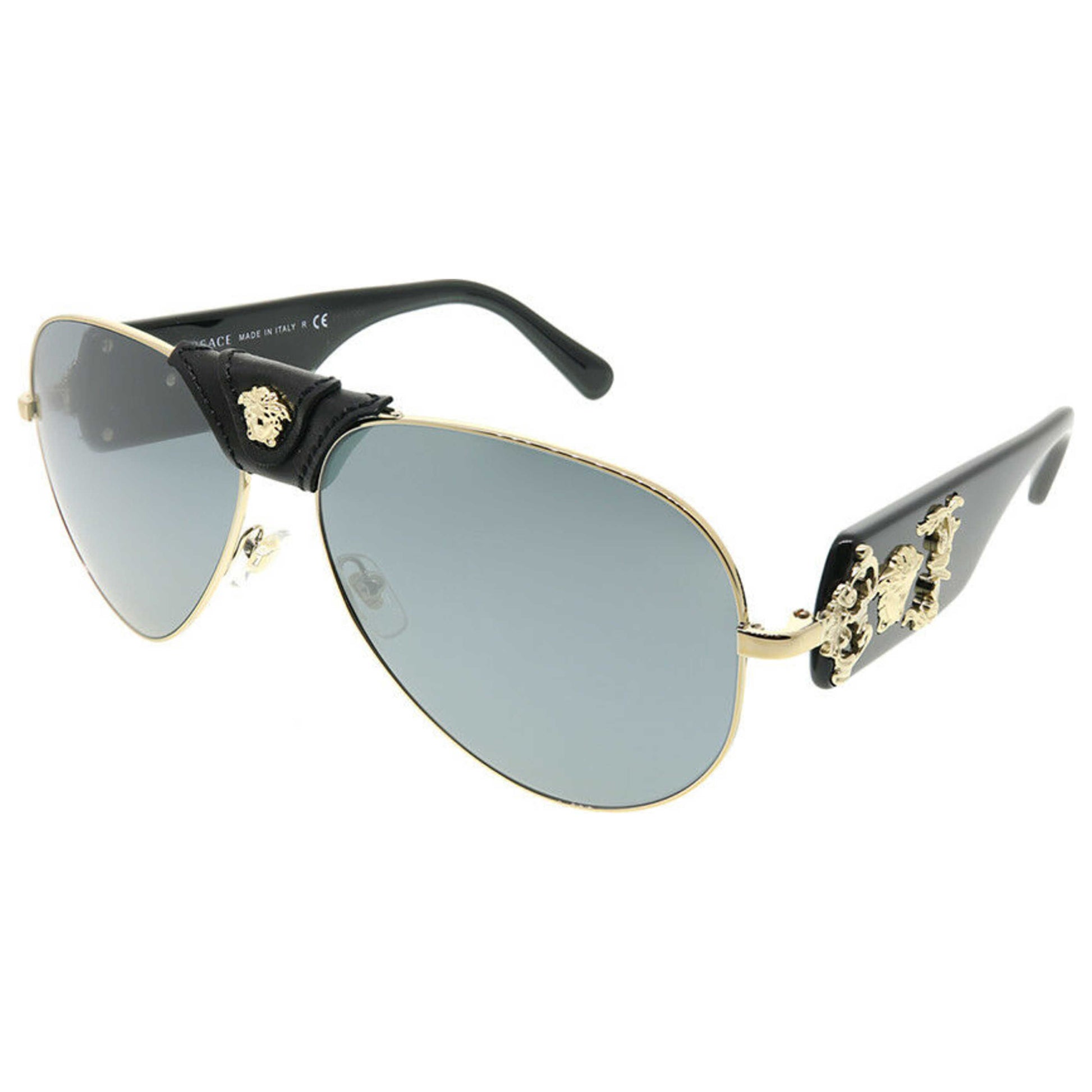 Front view of Versace Fashion Unisex Sunglasses VE-2150Q-12526G