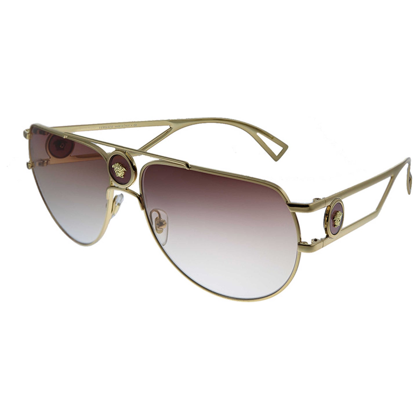 Front view of Versace Fashion Unisex Sunglasses VE-2225-10020P