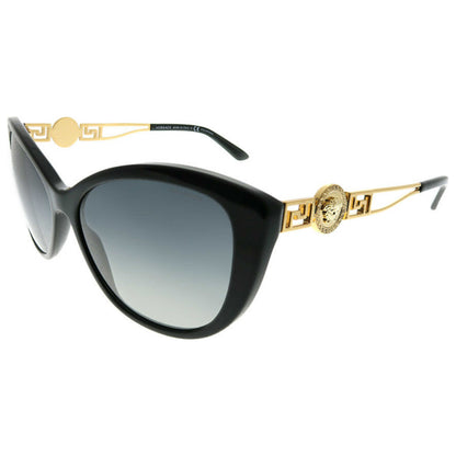 Front view of Versace Fashion Women's Sunglasses VE-4295-GB1-T3