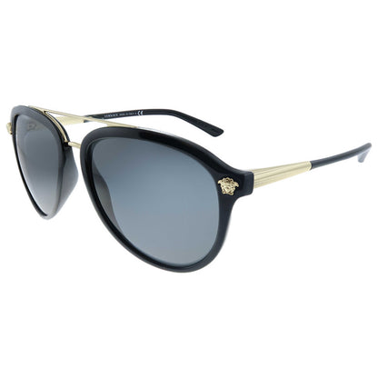 Front view of Versace Fashion Unisex Sunglasses VE-4341-GB1-87