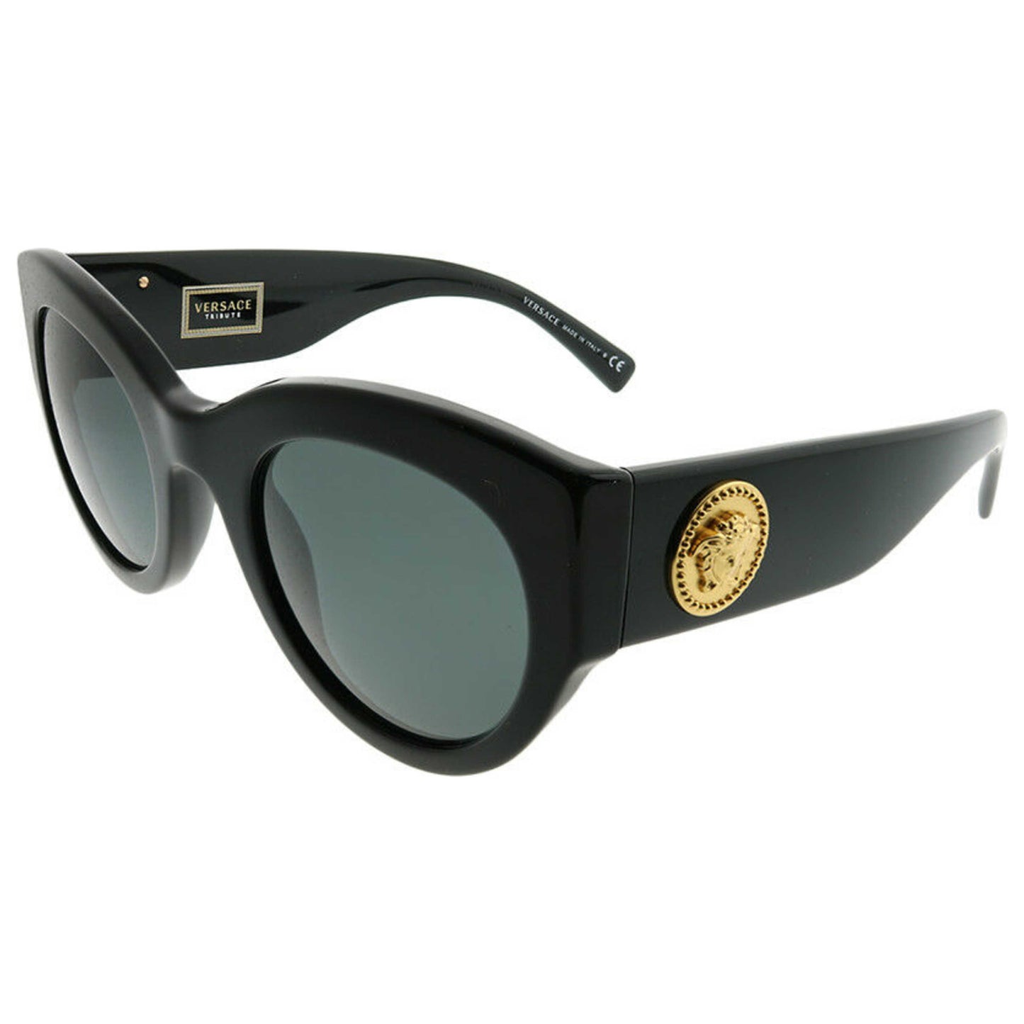 Front view of Versace Fashion Women's Sunglasses VE-4353-GB1-87-51