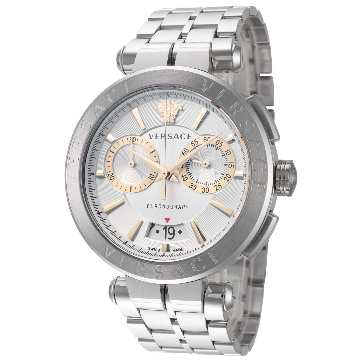 Front view of Versace Aion Men's Quartz Watch VE1D00919