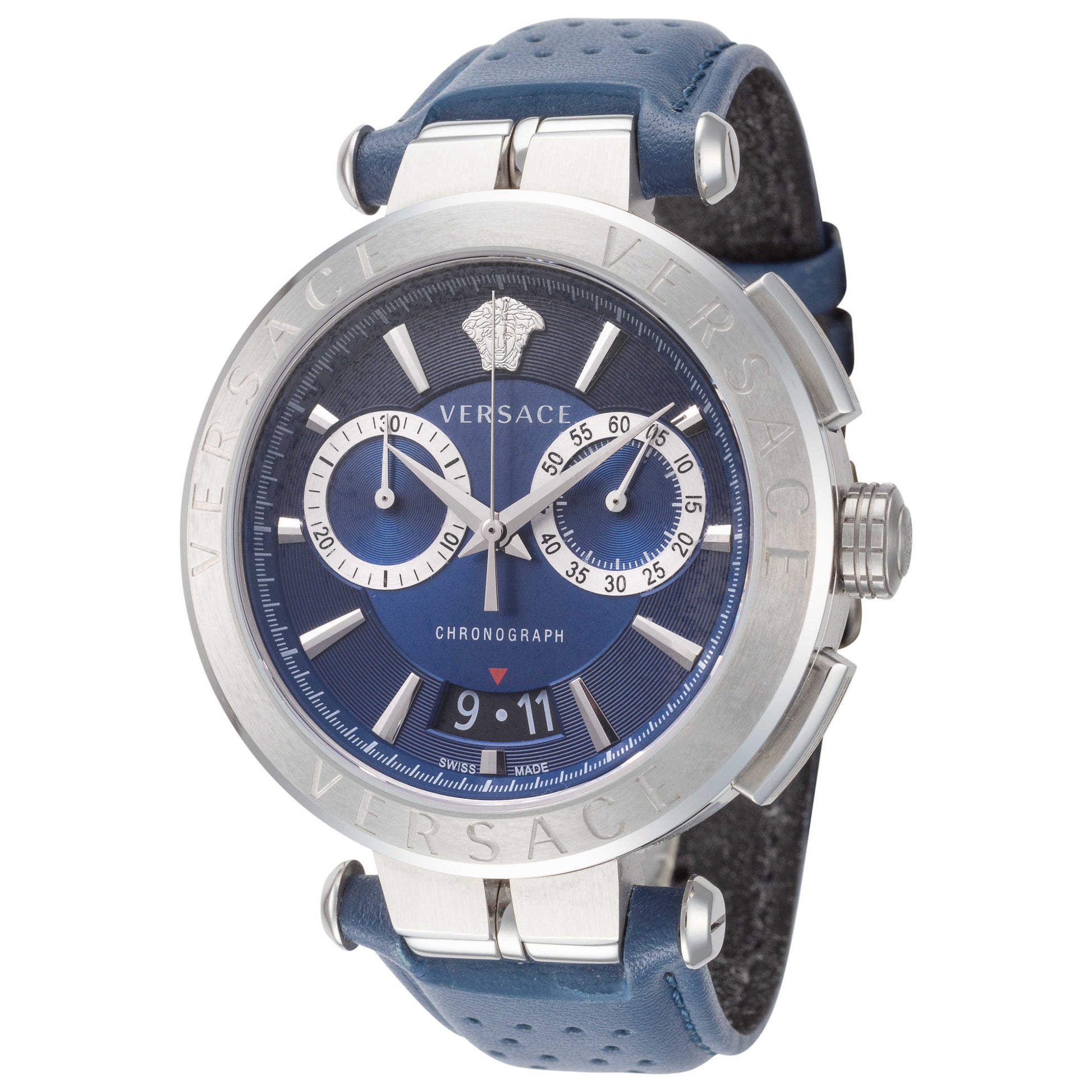 Front view of Versace Aion Men's Quartz Watch VE1D01220
