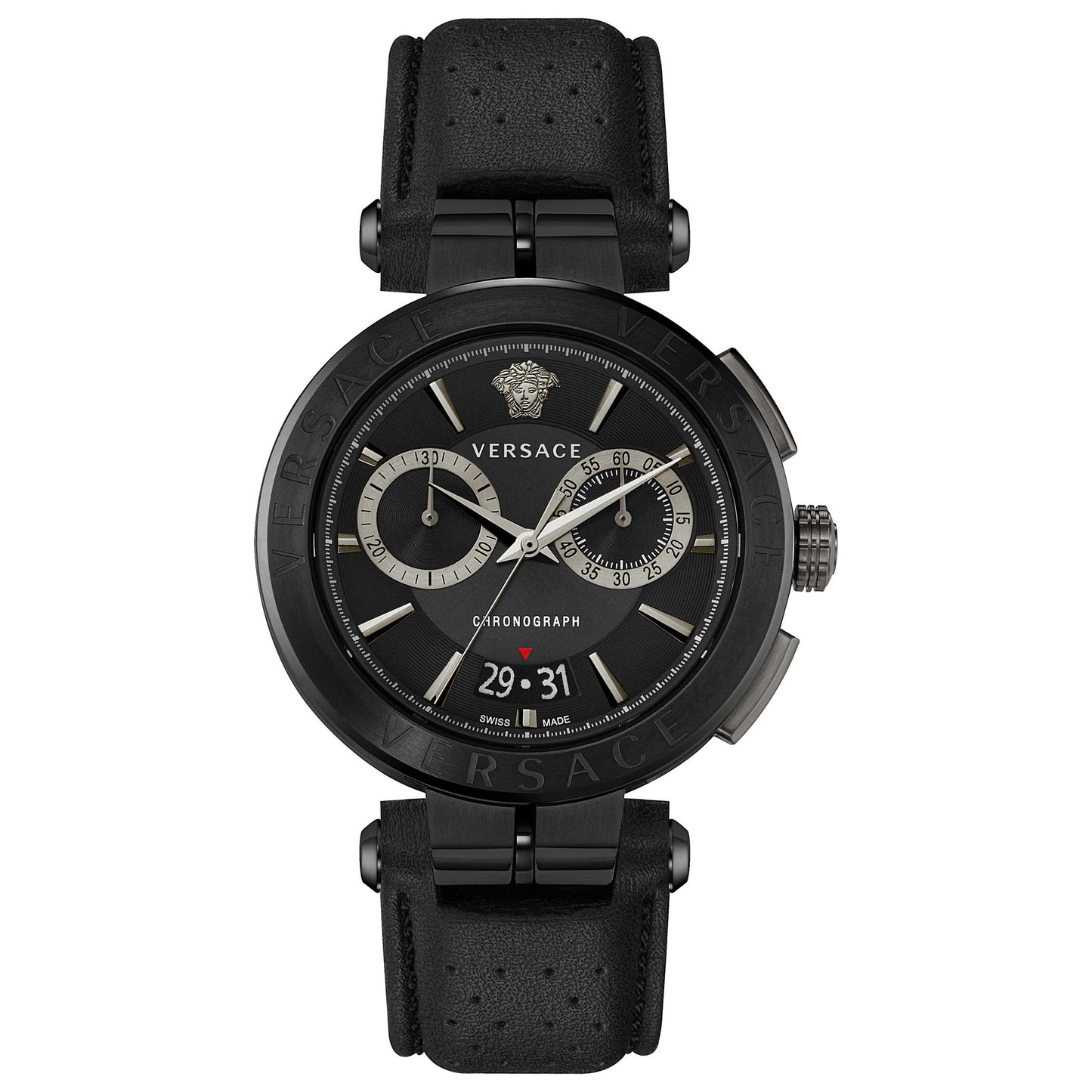Front view of Versace Aion Chrono Men's Quartz Watch VE1D01420