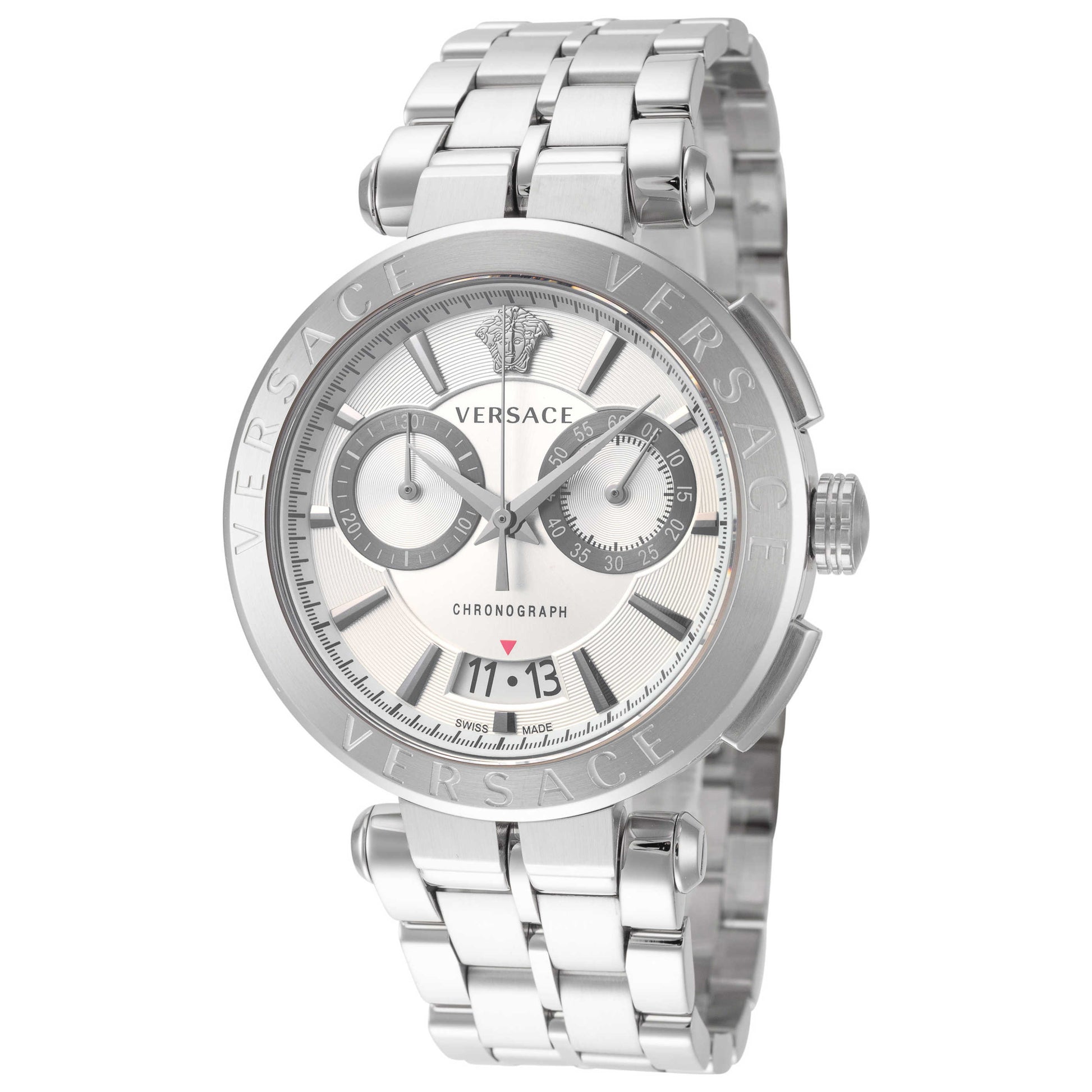 Front view of Versace Aion Men's Quartz Watch VE1D01823