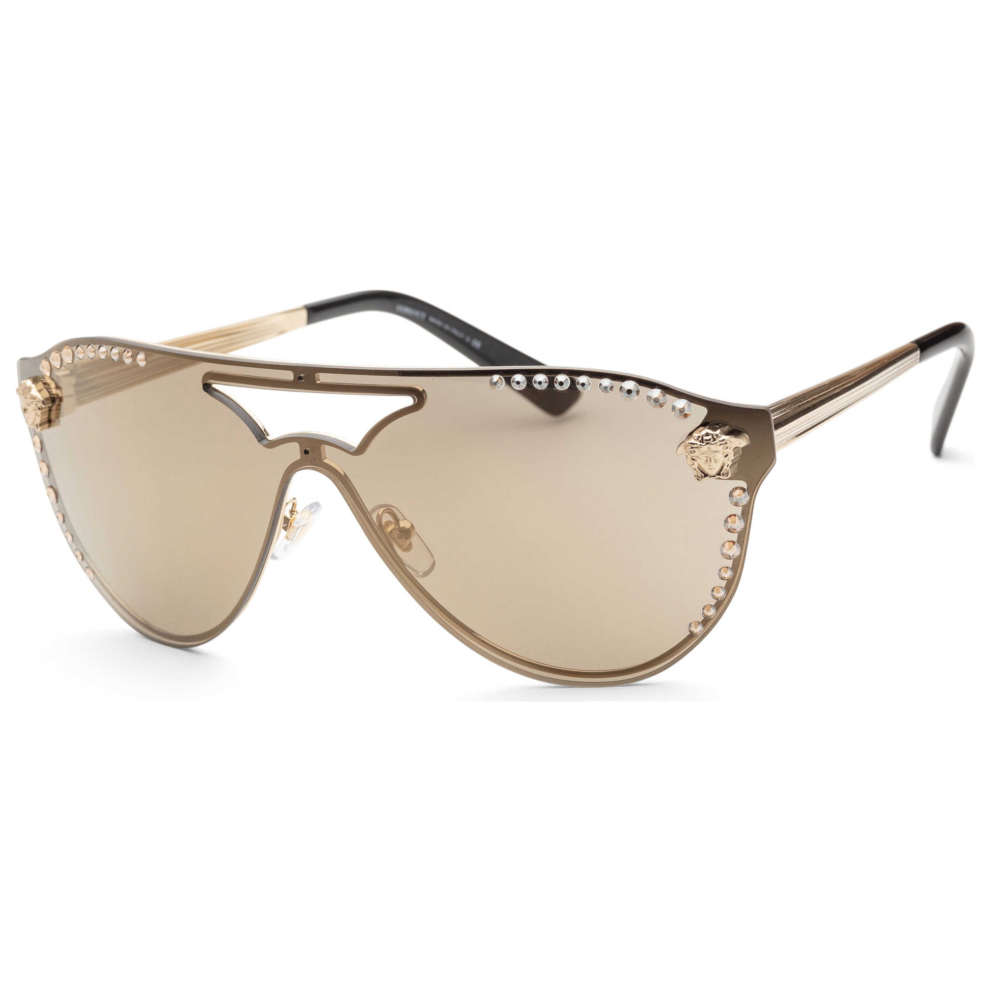Front view of Versace Fashion Women's Sunglasses VE2161B-12525A-42