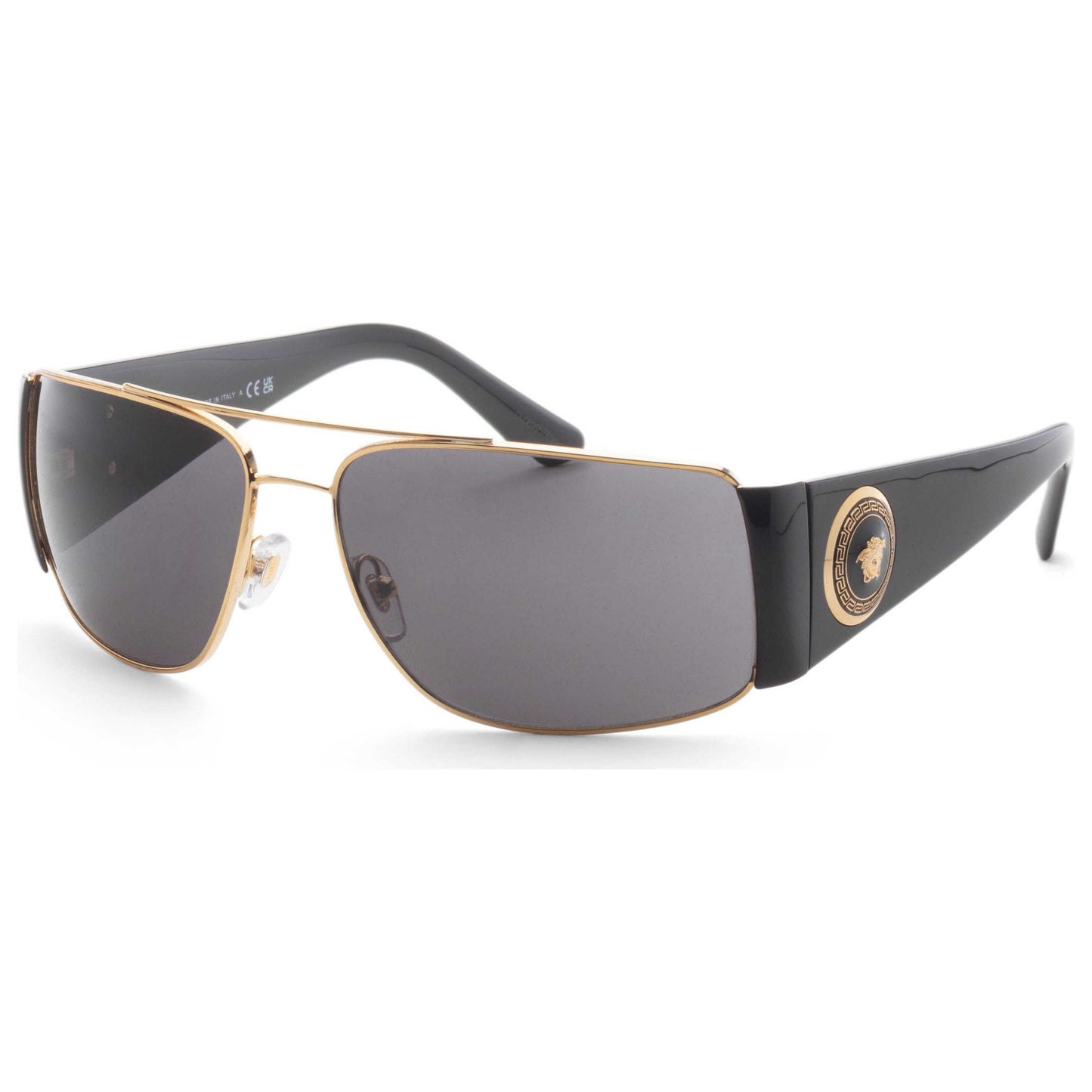 Front view of Versace Men's Sunglasses VE2163-100287-63